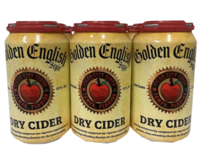 Cigar City Golden English Dry 12oz 6-Pack Can