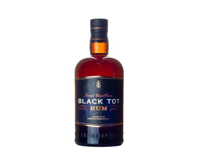 Finest caribbean Black Tot Rum 750ml (DNO P3)
