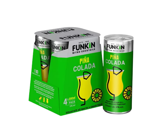 Funkin Cocktails Nitro Pina Colada 4x200ml Can