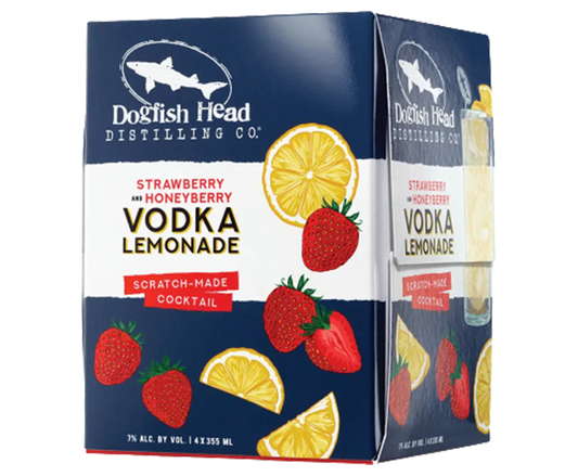 Dogfish Head Strawberry Honey Berry Vodka Lemonade 12oz 4-Pack