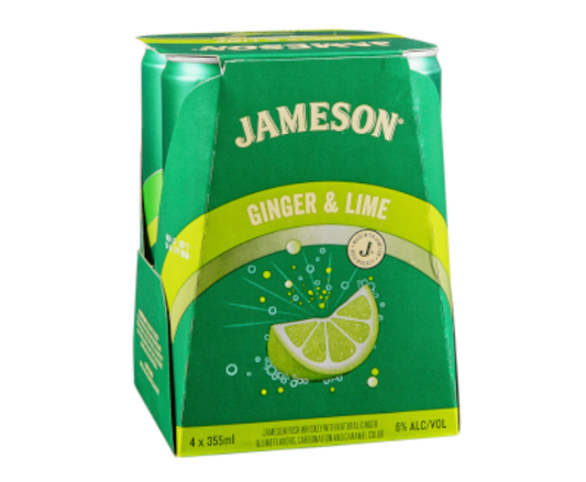 Jameson Ginger & Lime 12oz 4-Pack Can