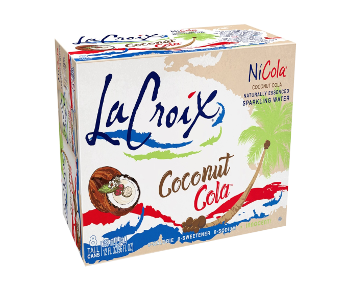 La Croix NiCola Coconut Cola 12oz 8-Pack Can