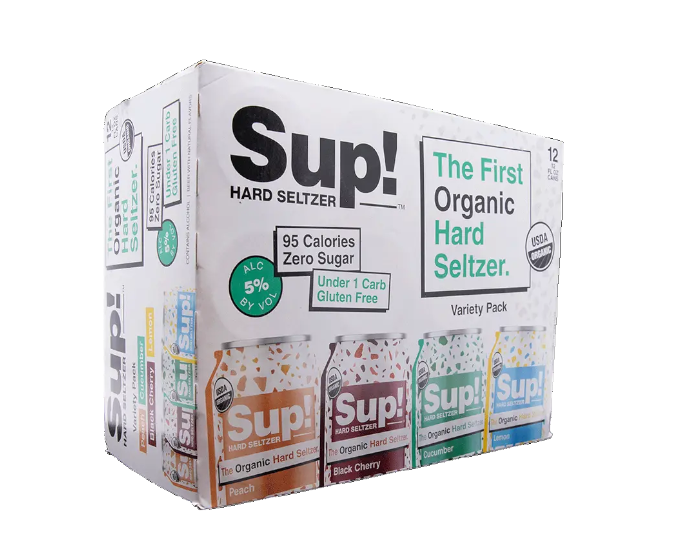 Sup Organic Hard Seltzer Variety 12oz 12-Pack Can