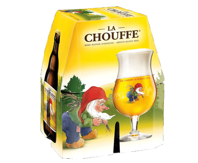 Brasserie d Achouffe La Chouffe 11oz 4-Pack Bottle