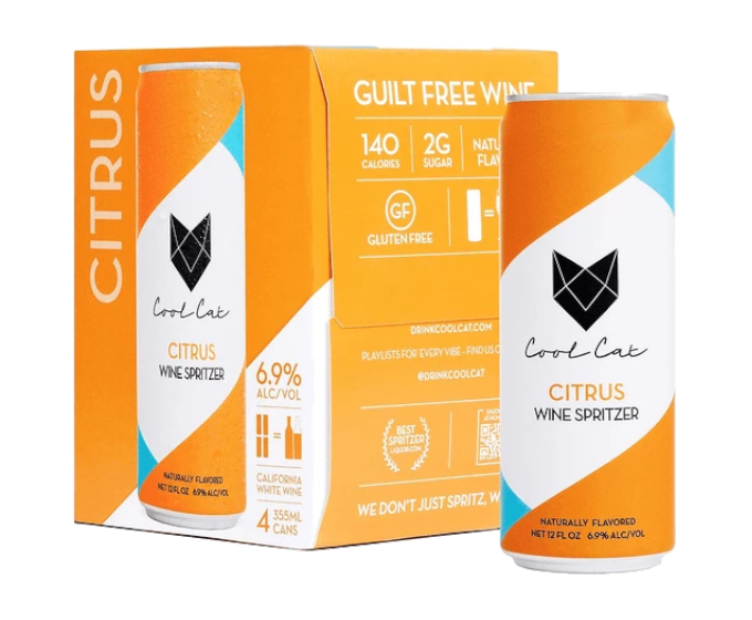 Cool Cat Citrus 12oz 4-Pack Can