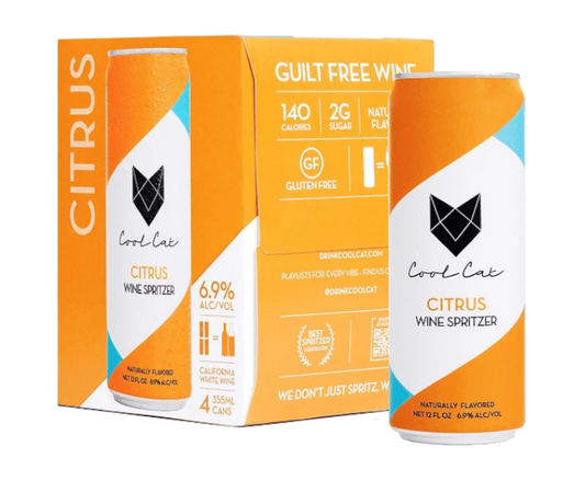 Cool Cat Citrus 12oz 4-Pack Can