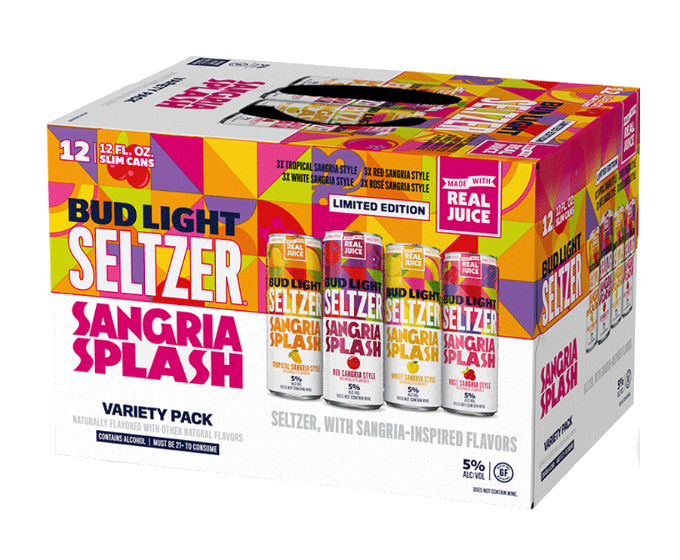 Bud Light Seltzer Sangria Splash Variety 12oz 12-Pack Can