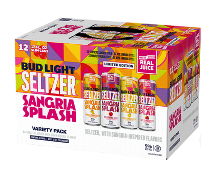 Bud Light Seltzer Sangria Splash Variety 12oz 12-Pack Can