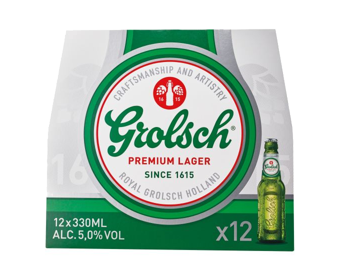 Grolsch Premium Lager 11.2oz 12-Pack Bottle