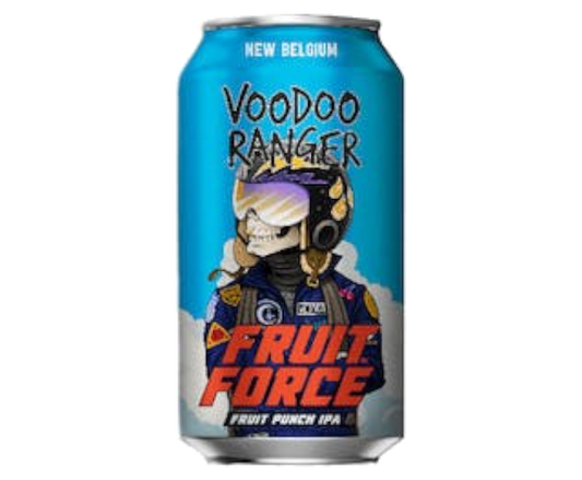 New Belgium Voodoo Ranger Fruit Force Fruit Punch  IPA 19.2oz Single Can