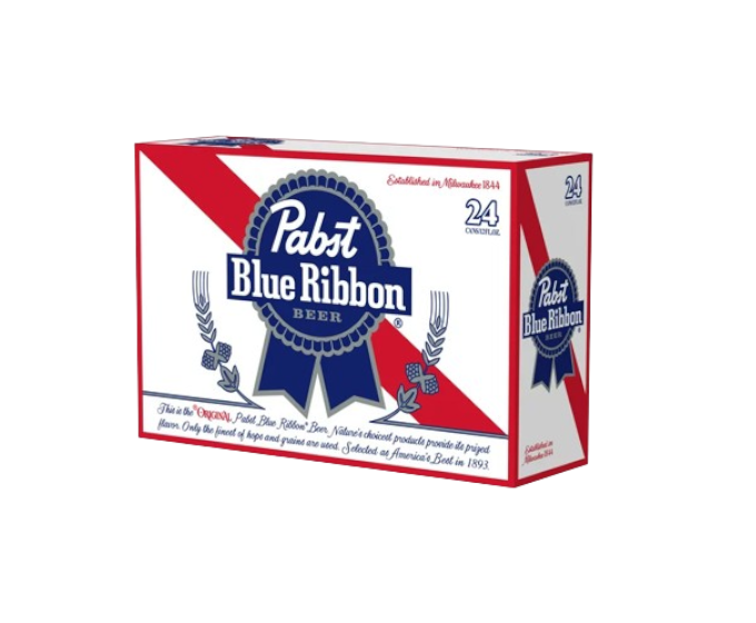Pabst Blue Ribbon (PBR) 12oz 24-Pack Can