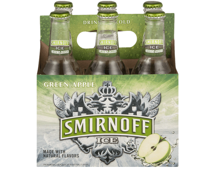 Smirnoff Ice Green Apple 11.2oz 6-Pack Bottle