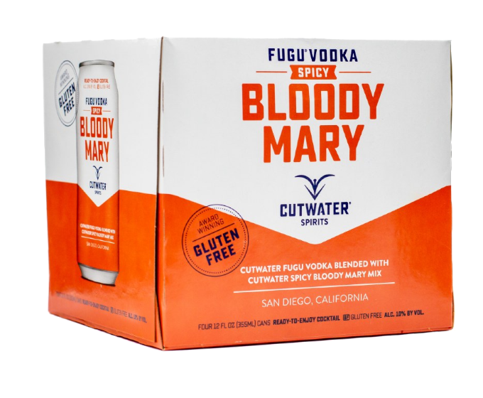 Cutwater Spicy Bloody Mary 12oz 4-Pack Can