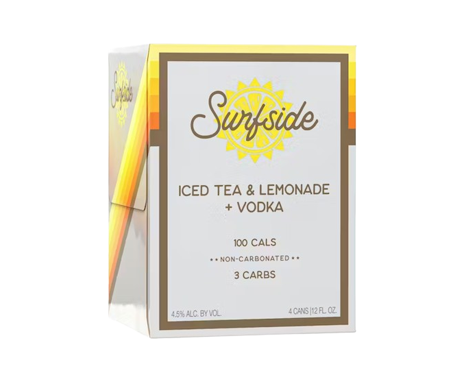 Surfside Iced Tea Lemonade 12oz 4-Pack Can